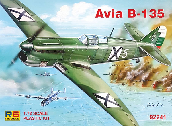 アビア B-135 1944年3月 プラモデル (RSモデル 1/72 エアクラフト プラモデル No.92241) 商品画像