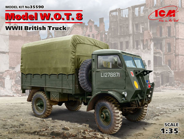 フォード W.O.T.8 トラック WW2 イギリス トラック プラモデル (ICM 1/35 ミリタリービークル・フィギュア No.35590) 商品画像