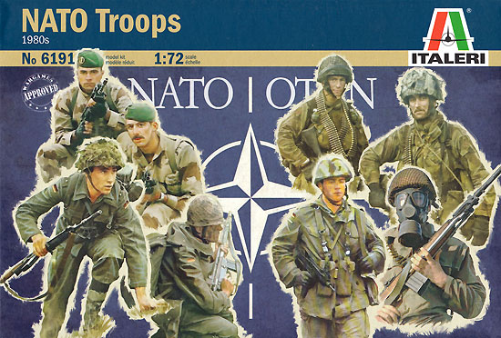 NATO 北大西洋条約機構 兵士 プラモデル (イタレリ 1/72 ミリタリーシリーズ No.6191) 商品画像
