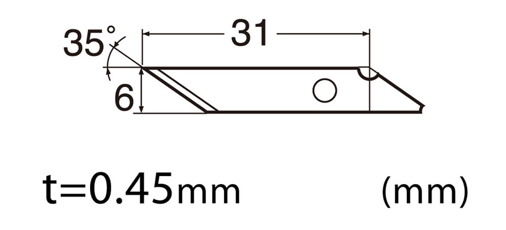 Mr.デザインナイフ用 替刃 10枚入 カッター (GSIクレオス 研磨 切削 彫刻 No.MT702) 商品画像_2