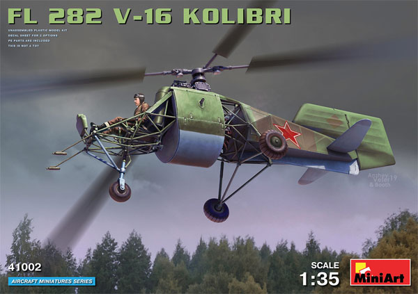 FL282 V-16 コリブリ プラモデル (ミニアート エアクラフトミニチュアシリーズ No.41002) 商品画像