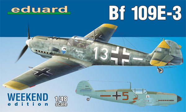 メッサーシュミット Bf109E-3 プラモデル (エデュアルド 1/48 ウィークエンド エディション No.84157) 商品画像