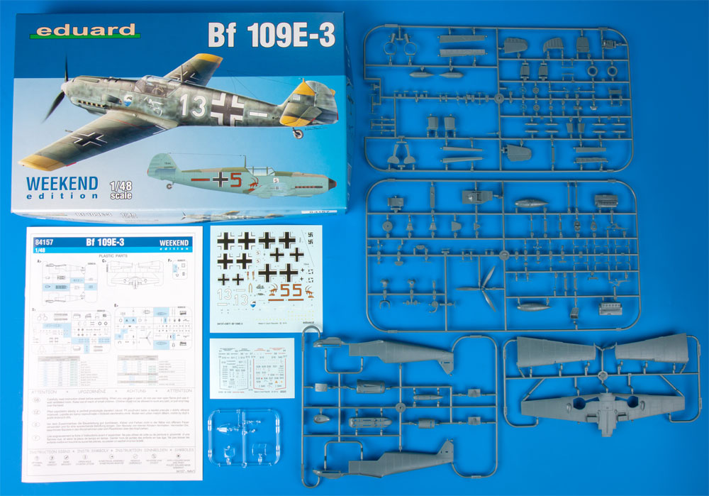 メッサーシュミット Bf109E-3 プラモデル (エデュアルド 1/48 ウィークエンド エディション No.84157) 商品画像_1