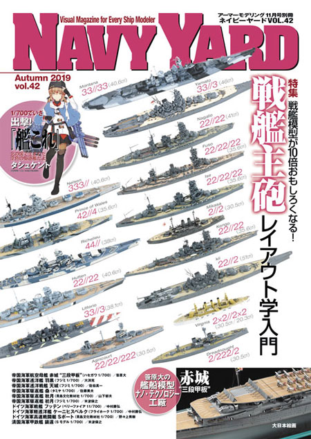 ネイビーヤード Vol.42 戦艦主砲 レイアウト学入門 本 (大日本絵画 ネイビーヤード No.Vol.042) 商品画像