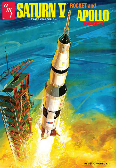 サターン 5 ロケット and アポロ11号 プラモデル (amt プラスチックモデルキット No.AMT1174/12) 商品画像