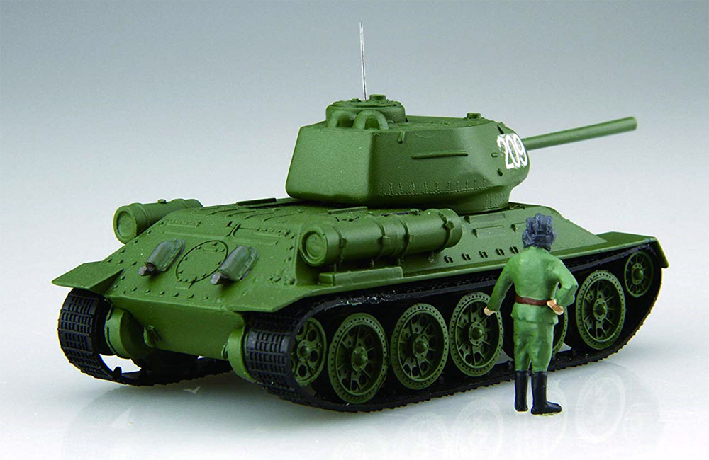 ソビエト中戦車 T-34/85 (2輌セット) プラモデル (フジミ 1/76 スペシャルワールドアーマーシリーズ No.S.W.A.034) 商品画像_4