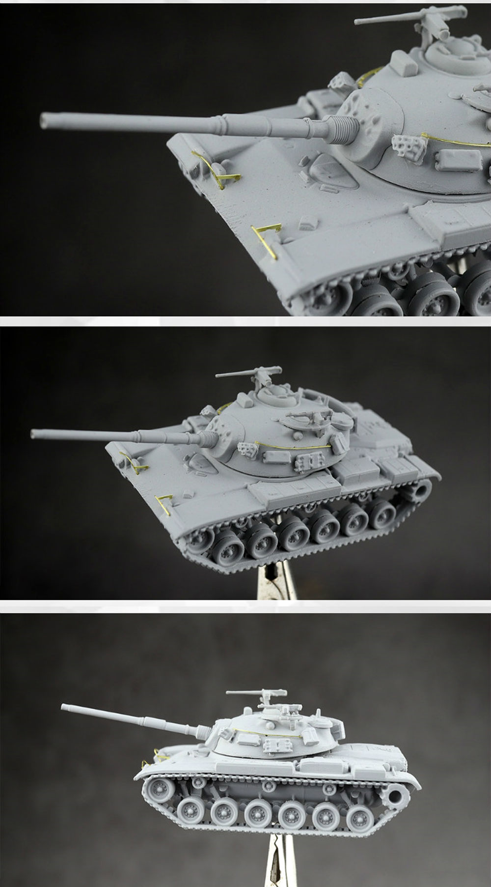 台湾陸軍 M48H 主力戦車 プラモデル (U-STAR HOBBY 1/144 タンクシリーズ No.UA-60002) 商品画像_3