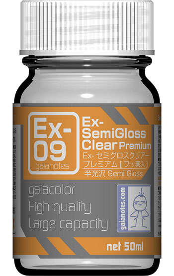 Ex-09 Ex-セミグロスクリアー プレミアム (フッ素入) 塗料 (ガイアノーツ ガイアカラー Ex シリーズ No.30019) 商品画像