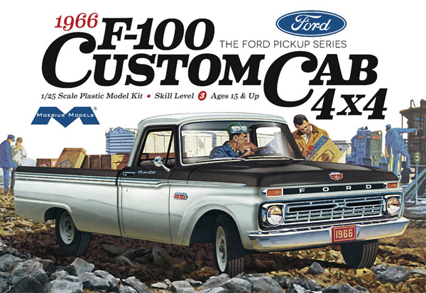 1966 フォード F-100 カスタム キャブ 4×4 プラモデル (メビウス メビウス プラスチックモデル組立キット No.1236) 商品画像