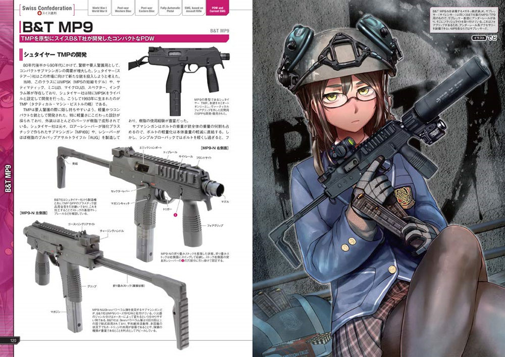 ガン & ガール イラストレイテッド サブマシンガン・PDW編 本 (イカロス出版 MCあくしず MOOK No.61856-72) 商品画像_2