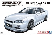 アオシマ 1/24 ザ・チューンドカー URAS ER34 スカイライン TYPE-R '01 (ニッサン)