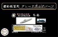 フジミ 1/700 艦船模型用グレードアップパーツ 日本海軍 航空母艦 隼鷹 エッチングパーツ ＆ 2ピース 25ミリ機銃