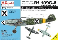 AZ model 1/72 エアクラフト プラモデル メッサーシュミット Bf109G-6 ブルガリア空軍