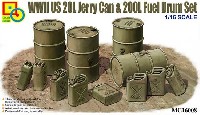 クラッシーホビー 1/16 プラキット WW2 アメリカ軍 20L ジェリカン& 200L ドラム缶 セット