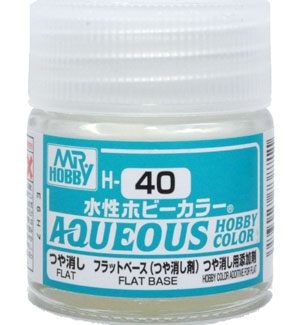 フラットベース　(つや消し剤) つや消し用添加剤 (H-40） 塗料 (GSIクレオス 水性ホビーカラー AQUEOUS No.H-040) 商品画像