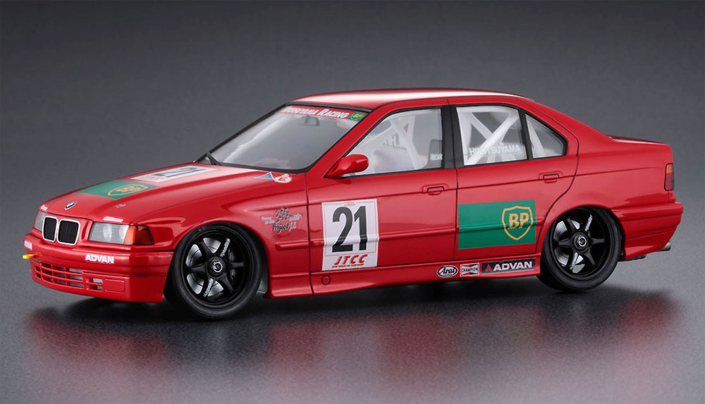 JTCC BP アドバン BMW 318i プラモデル (ハセガワ 1/24 自動車 限定生産 No.20430) 商品画像_2