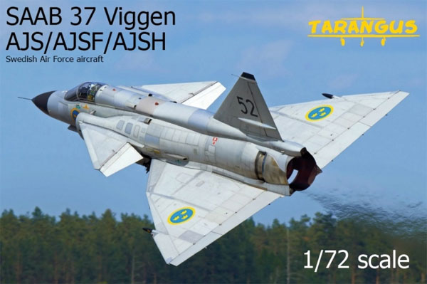 サーブ 37 ビゲン AJS/AJSF/AJSH プラモデル (タラングス 1/72 エアクラフト プラモデル No.TA7205) 商品画像