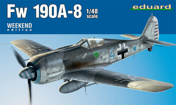 フォッケウルフ Fw190A-8 プラモデル (エデュアルド 1/48 ウィークエンド エディション No.84122) 商品画像