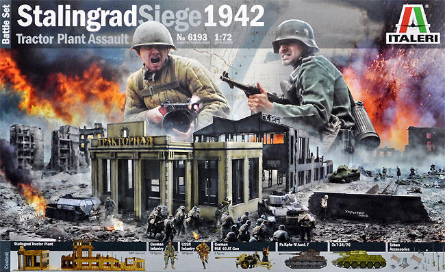 スターリングラード包囲戦 1942 ウラヌス作戦 プラモデル (イタレリ Battle Set (バトルセット) No.6193) 商品画像