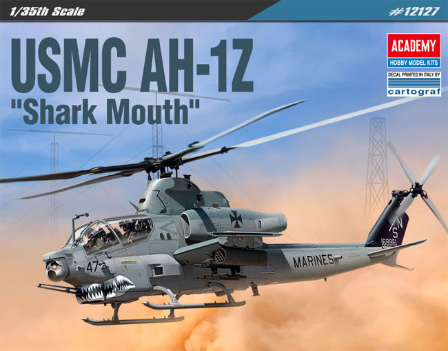アメリカ海兵隊 AH-1Z ヴァイパー シャークマウス プラモデル (アカデミー 1/35 Armors No.12127) 商品画像