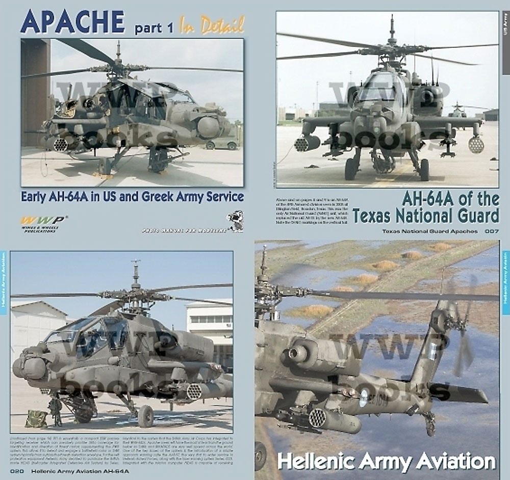 AH-64A アパッチ イン・ディテール パート1 写真集 (WWP BOOKS Blue aircraft line (ブルー エアクラフト ライン) No.B018) 商品画像_1
