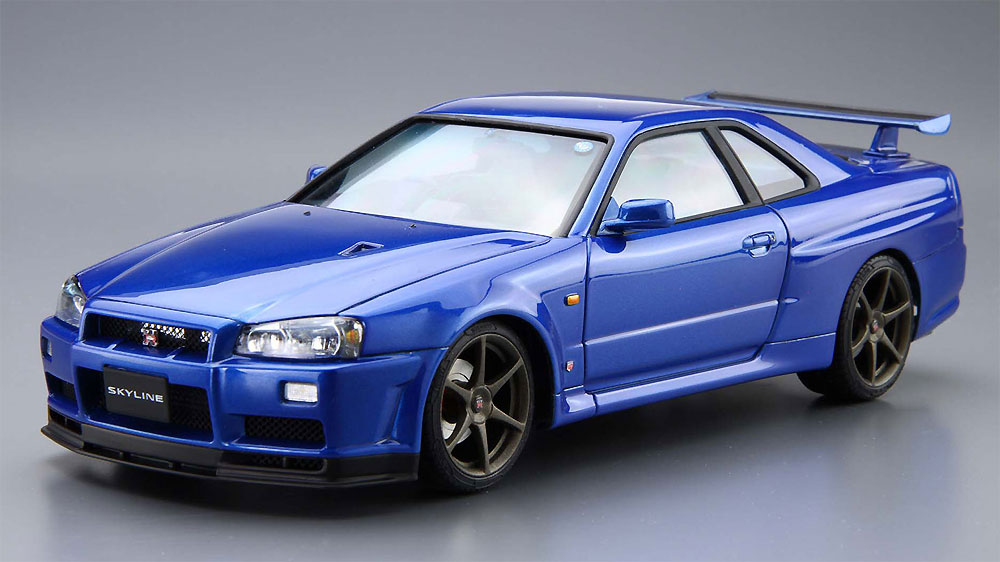 ニッサン BNR34 スカイライン GT-R V-spec2 '02 プラモデル (アオシマ 1/24 ザ・モデルカー No.008) 商品画像_2