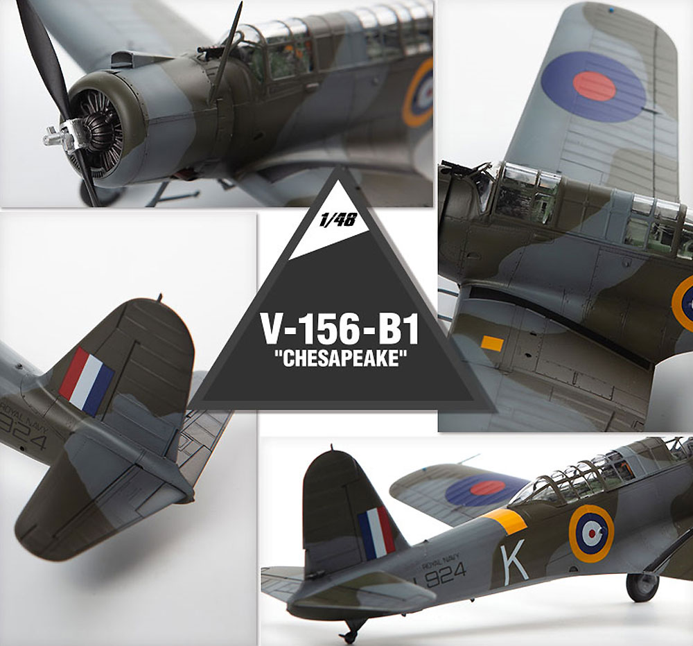 V-156-B1 チェサピーク プラモデル (アカデミー 1/48 Aircrafts No.12330) 商品画像_3