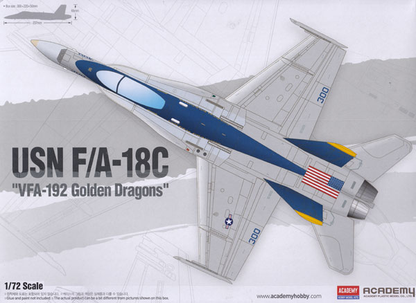 F/A-18C ホーネット VFA-192 ゴールデン ドラゴンズ プラモデル (アカデミー 1/72 Aircrafts No.12564) 商品画像