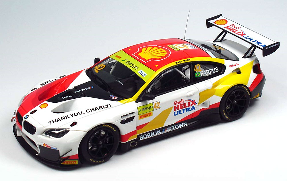 BMW M6 GT3 2018 マカオGP ウィナー プラモデル (NuNu 1/24 レーシングシリーズ No.PN24008) 商品画像_2