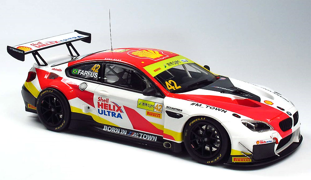 BMW M6 GT3 2018 マカオGP ウィナー プラモデル (NuNu 1/24 レーシングシリーズ No.PN24008) 商品画像_3