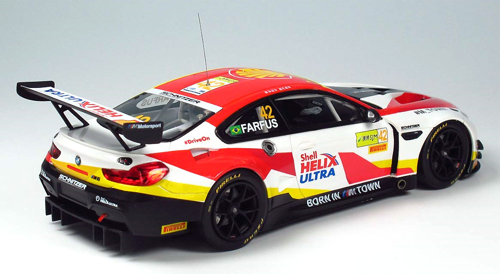 BMW M6 GT3 2018 マカオGP ウィナー プラモデル (NuNu 1/24 レーシングシリーズ No.PN24008) 商品画像_4