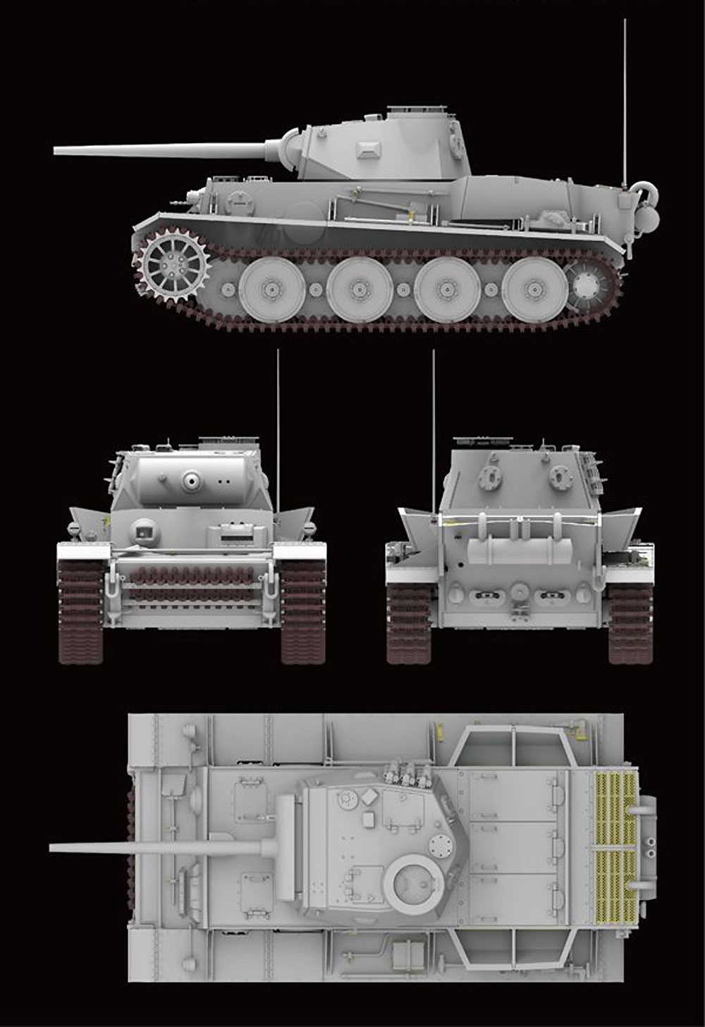 ドイツ 6号戦車 B型 (Vk36.01) プラモデル (ライ フィールド モデル 1/35 Military Miniature Series No.5036) 商品画像_4