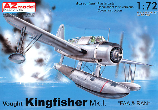 ヴォート キングフィッシャー Mk.1 艦隊航空隊＆オーストラリア空軍 プラモデル (AZ model 1/72 エアクラフト プラモデル No.AZ7635) 商品画像