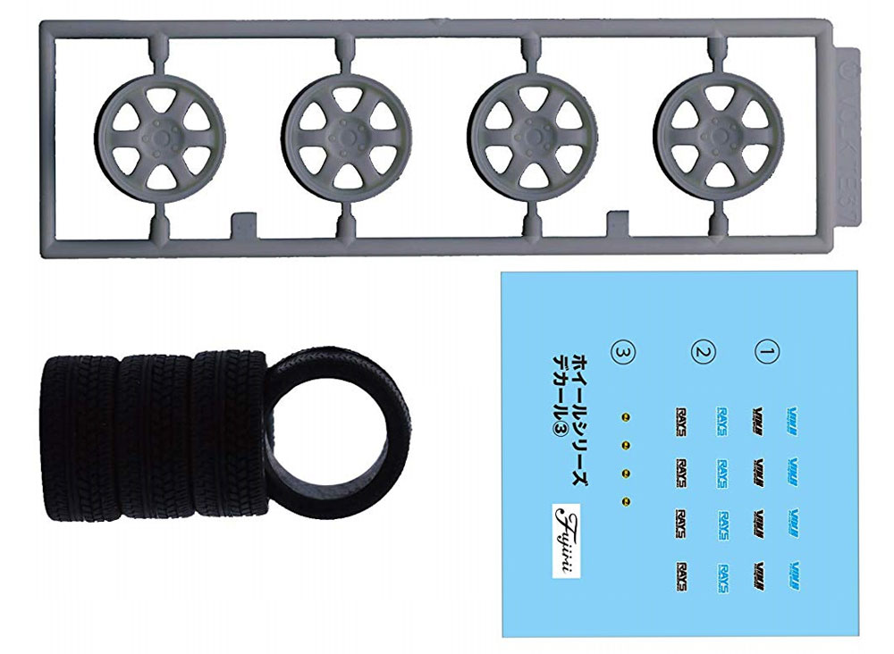 ボルクレーシング TE37 ホイール 17インチ プラモデル (フジミ ホイール シリーズ No.020) 商品画像_1