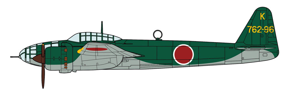 空技廠 P1Y2 陸上爆撃機 銀河 16型 第762航空隊 プラモデル (ハセガワ 1/72 飛行機 限定生産 No.02323) 商品画像_2