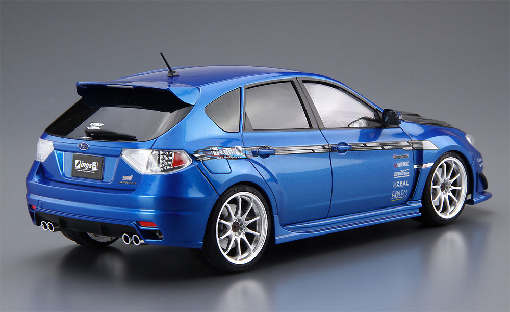 ings GRB インプレッサ WRX STI '07 (スバル) プラモデル (アオシマ 1/24 ザ・チューンドカー No.035) 商品画像_3