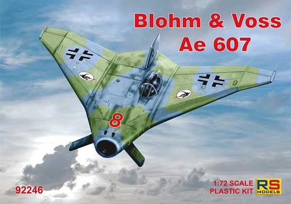 ブロム ウント フォス Ae607 ルフトヴァッフェ 1945 プラモデル (RSモデル 1/72 エアクラフト プラモデル No.92246) 商品画像