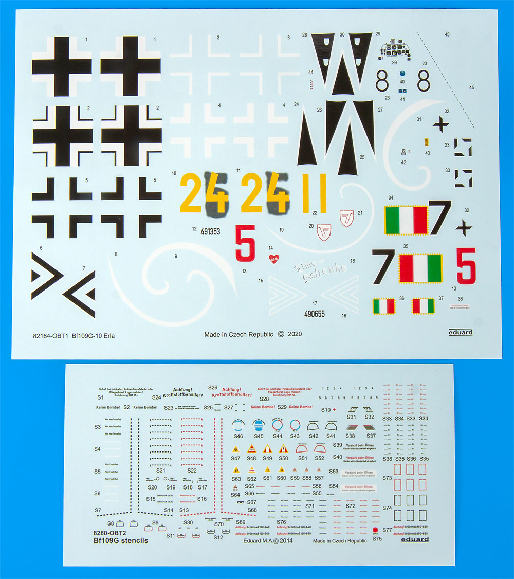 メッサーシュミット Bf109G-10 エルラ プラモデル (エデュアルド 1/48 プロフィパック No.82164) 商品画像_2