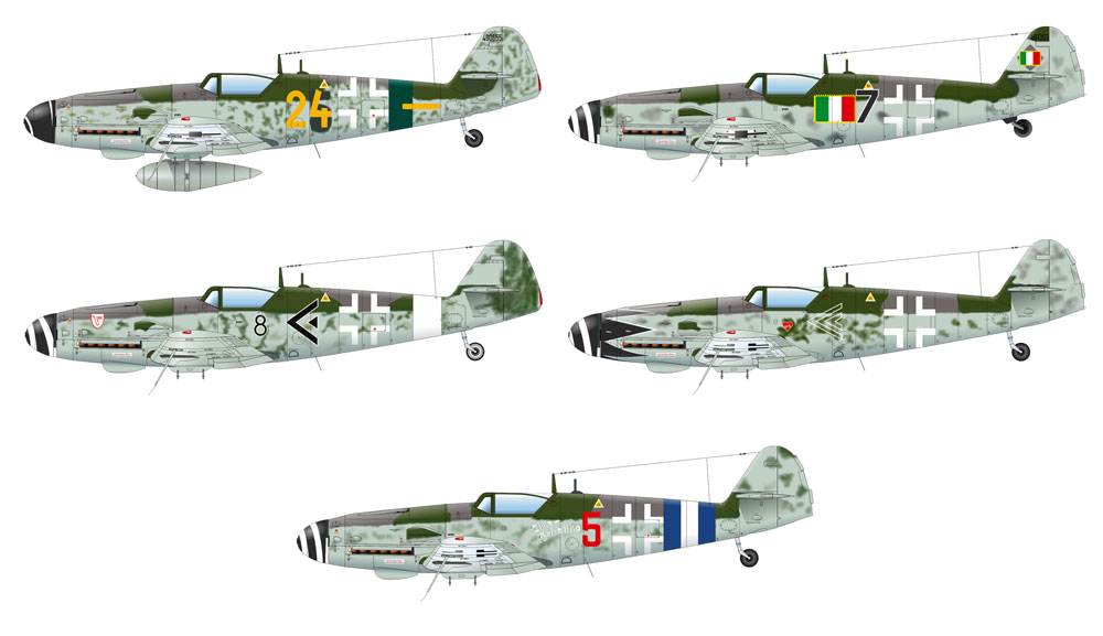 メッサーシュミット Bf109G-10 エルラ プラモデル (エデュアルド 1/48 プロフィパック No.82164) 商品画像_3