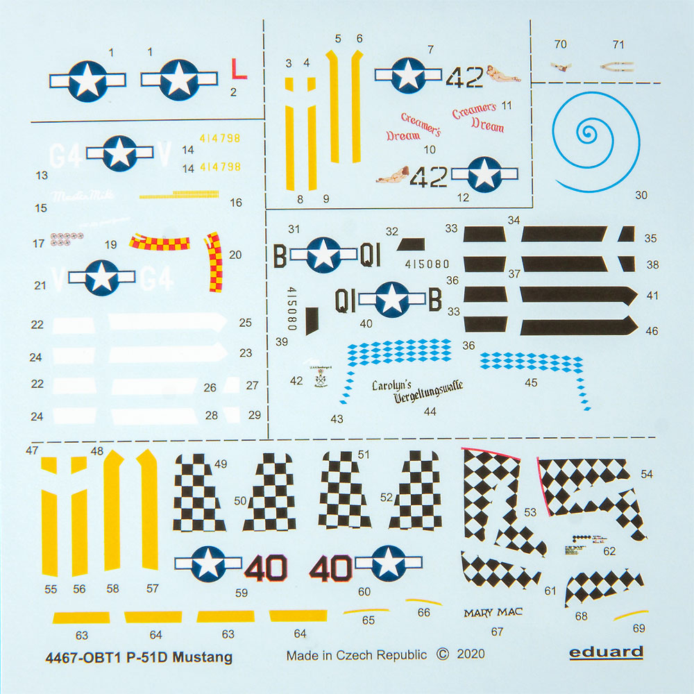 P-51D マスタング プラモデル (エデュアルド 1/144 SUPER44 No.4467) 商品画像_2