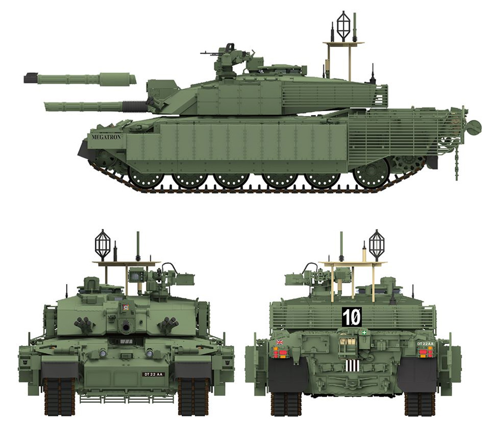 イギリス主力戦車 チャレンジャー 2 TES メガトロン プラモデル (ライ フィールド モデル 1/35 Military Miniature Series No.5039) 商品画像_2