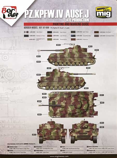 4号戦車J型 後期型 迷彩マスキングシート B (ボーダーモデル BT-008用) デカール (ボーダーモデル 1/35 ミリタリー No.BD-0036) 商品画像