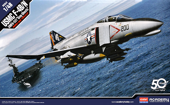 USMC F-4B/N ファントム 2 VMFA-531 グレイゴースト プラモデル (アカデミー 1/48 Aircrafts No.12315) 商品画像