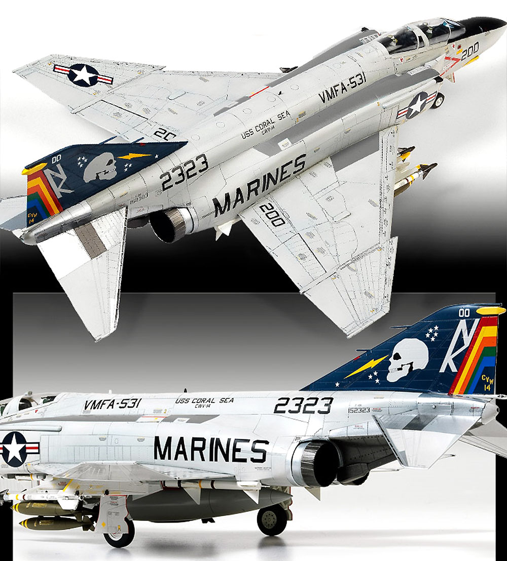 USMC F-4B/N ファントム 2 VMFA-531 グレイゴースト プラモデル (アカデミー 1/48 Aircrafts No.12315) 商品画像_4