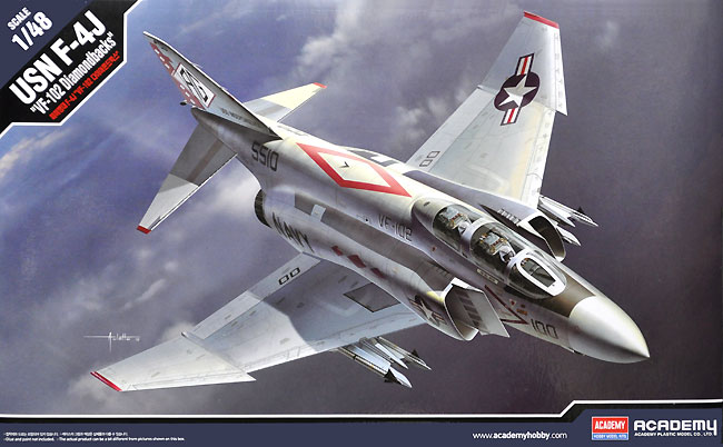 USN F-4J ファントム 2 VF-102 ダイヤモンドバックス プラモデル (アカデミー 1/48 Scale Aircrafts No.12323) 商品画像