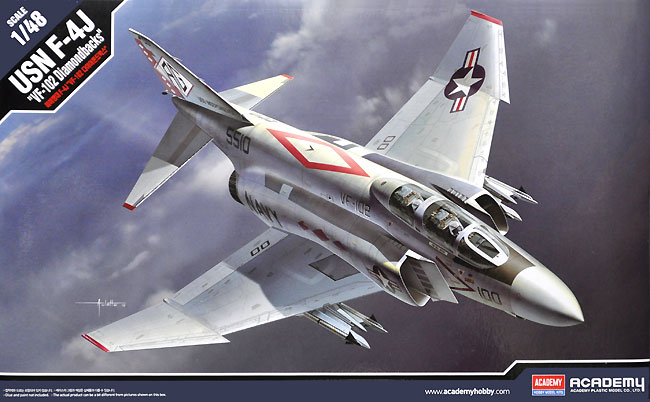 USN F-4J ファントム 2 VF-102 ダイヤモンドバックス プラモデル (アカデミー 1/48 Aircrafts No.12323) 商品画像