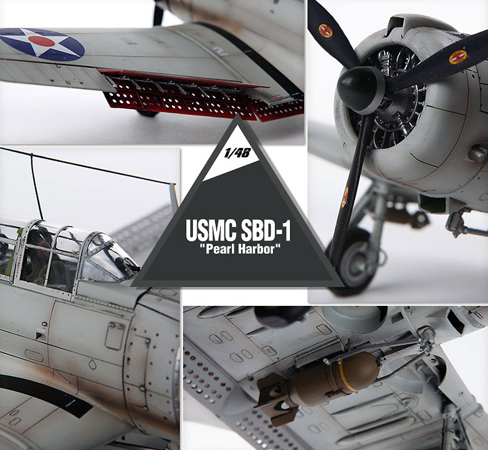 USMC SBD-1 ドーントレス パールハーバー プラモデル (アカデミー 1/48 Aircrafts No.12331) 商品画像_1