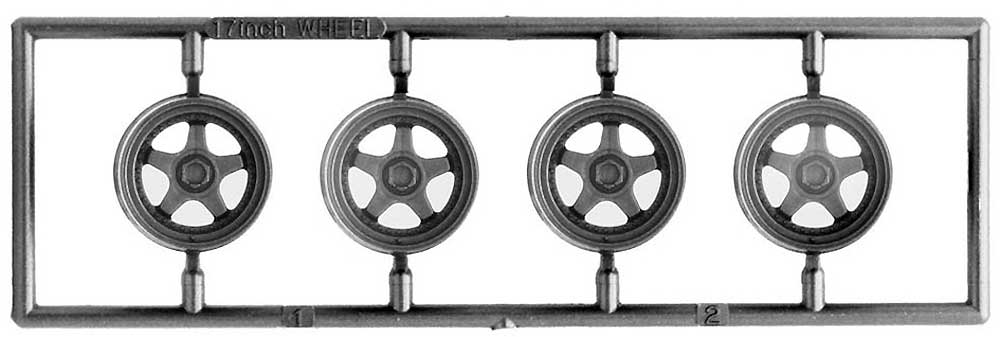 OZレーシング 17インチ プラモデル (フジミ ホイール シリーズ No.104) 商品画像_1