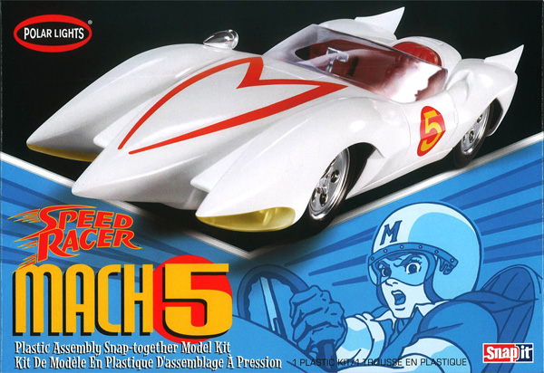 マッハ号 (SPEED RACER) プラモデル (ポーラライツ プラスチックモデルキット No.POL981M/12) 商品画像