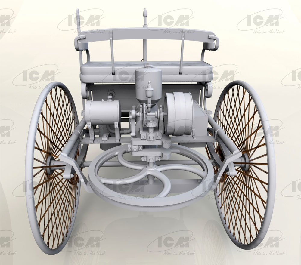 ベンツ パテント モトールヴァーゲン 1886 プラモデル (ICM 1/24 カーモデル No.24040) 商品画像_4